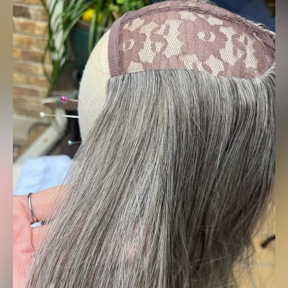 Topless White Sands beach long wig - Picture 7 of 14